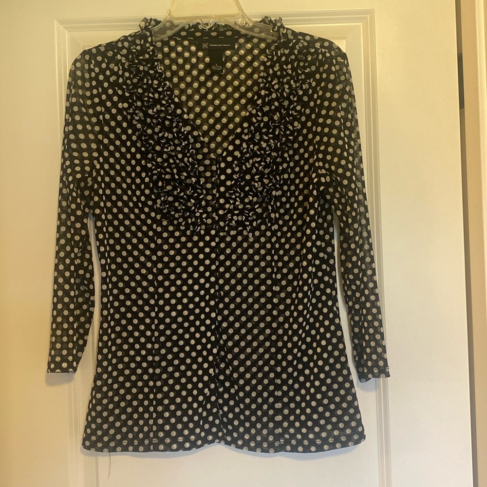 INC sheer 3/4 sleeve top